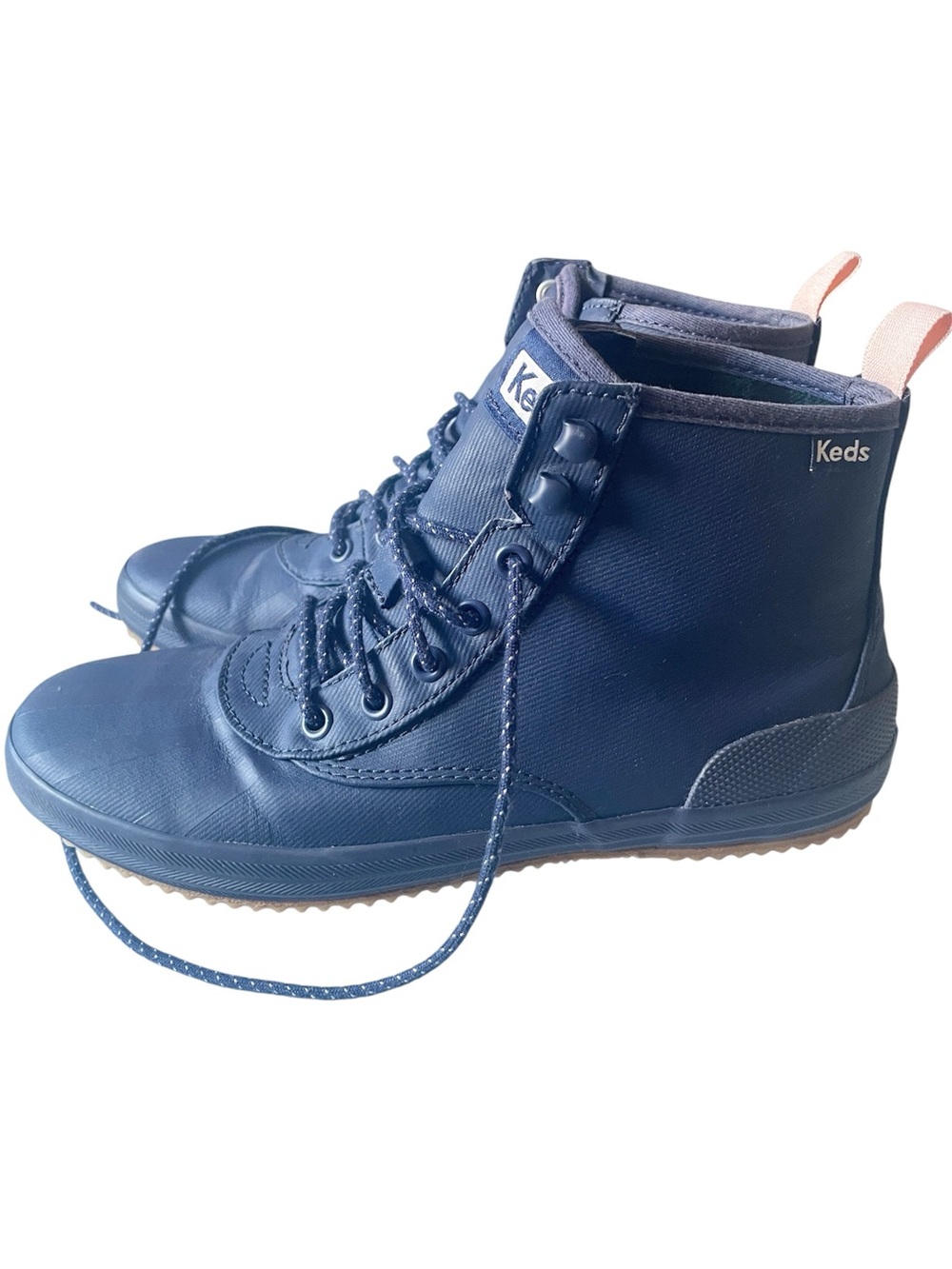 Keds Womens Navy Scout Splash Boots Size 6